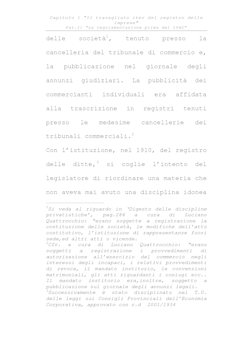 Anteprima della tesi: Il registro delle imprese, Pagina 2
