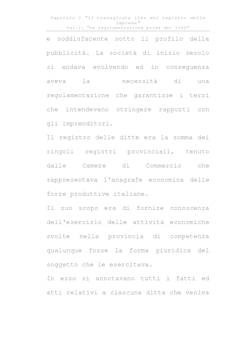 Anteprima della tesi: Il registro delle imprese, Pagina 3