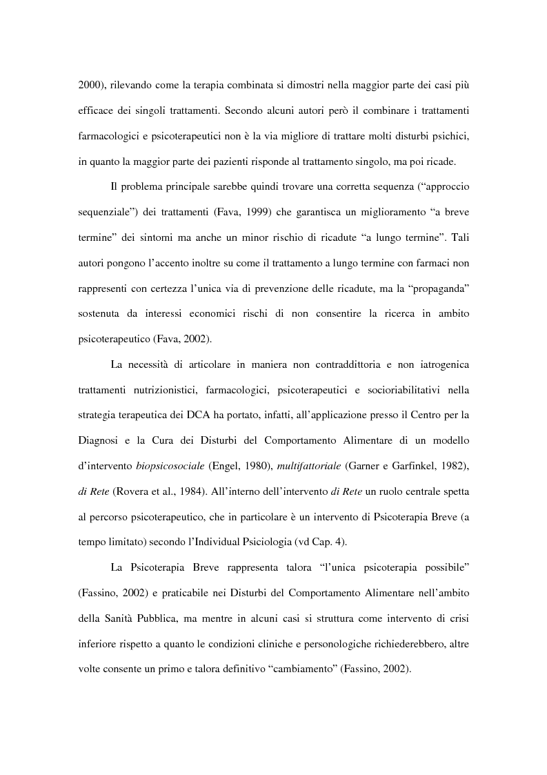 Anteprima della tesi: Il fenomeno del dropout dai trattamenti nei disturbi del comportamento alimentare, Pagina 4