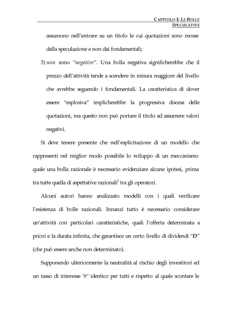 Anteprima della tesi: Le bolle speculative: il caso delle Internet stocks, Pagina 14