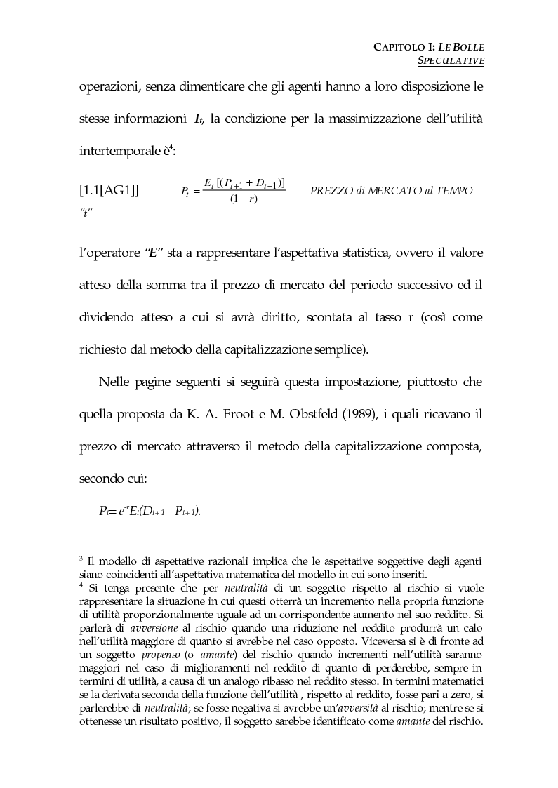 Anteprima della tesi: Le bolle speculative: il caso delle Internet stocks, Pagina 15