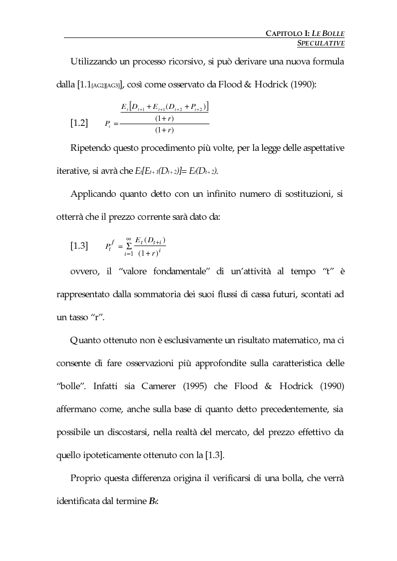 Anteprima della tesi: Le bolle speculative: il caso delle Internet stocks, Pagina 16