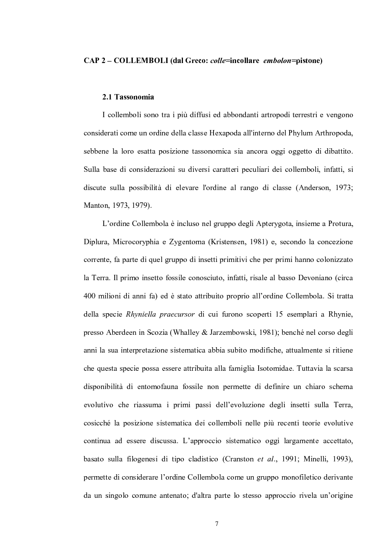 Anteprima della tesi: Variabilità e differenziazione genetica nella specie antartica Gomphiocephalus hodgsoni (Hexapoda, Collembola, Hypogastruridae), Pagina 4