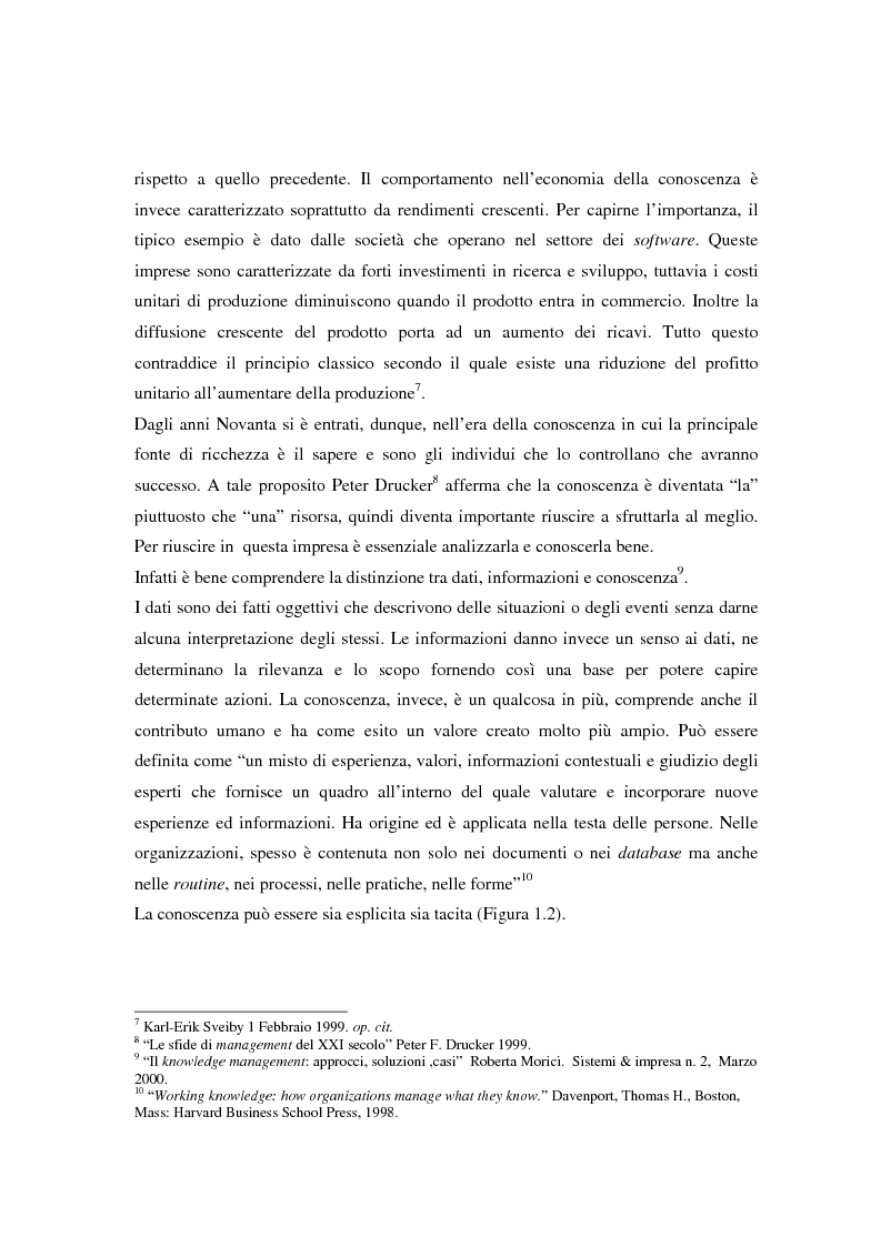 Anteprima della tesi: Metodologie di misurazione ''a punteggio'' per la valutazione del capitale intellettuale, Pagina 15
