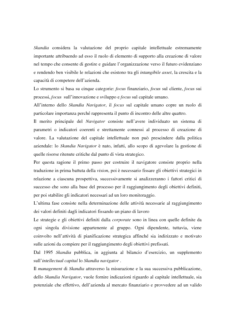 Anteprima della tesi: Metodologie di misurazione ''a punteggio'' per la valutazione del capitale intellettuale, Pagina 6