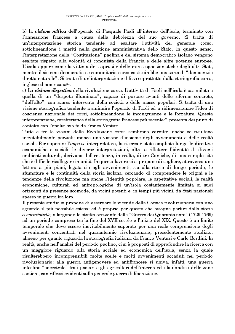 Anteprima della tesi: Miti, utopie e realtà della rivoluzione corsa (1729-1769), Pagina 3