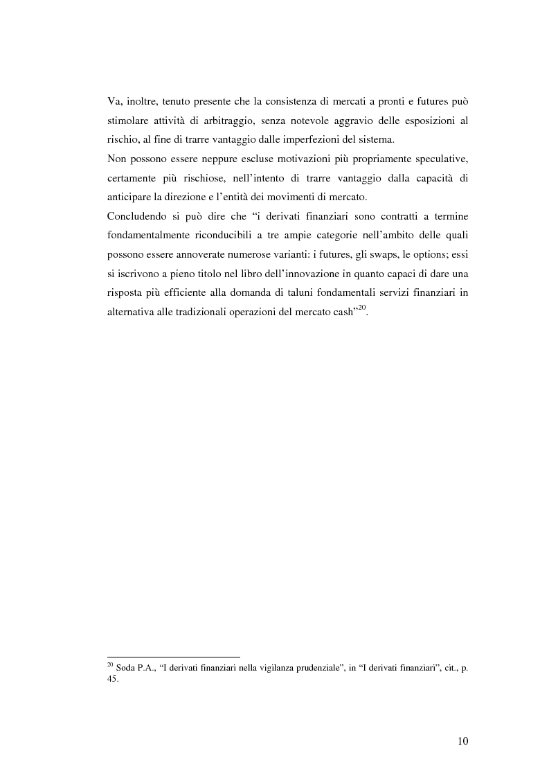 Anteprima della tesi: La disciplina giuridica dei contratti swaps, Pagina 8