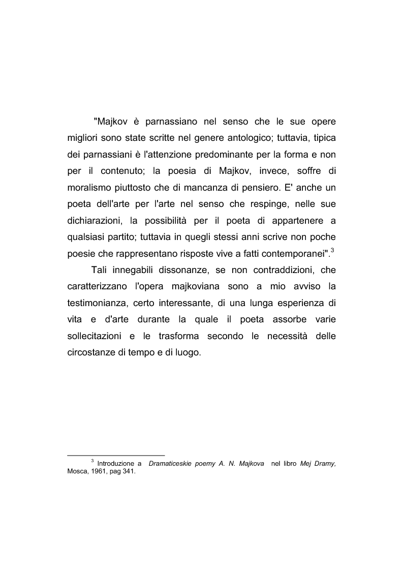 Anteprima della tesi: Riflessi italiani, antichi e moderni, nella poesia di Apollon Nikolaevič Majkov, Pagina 5