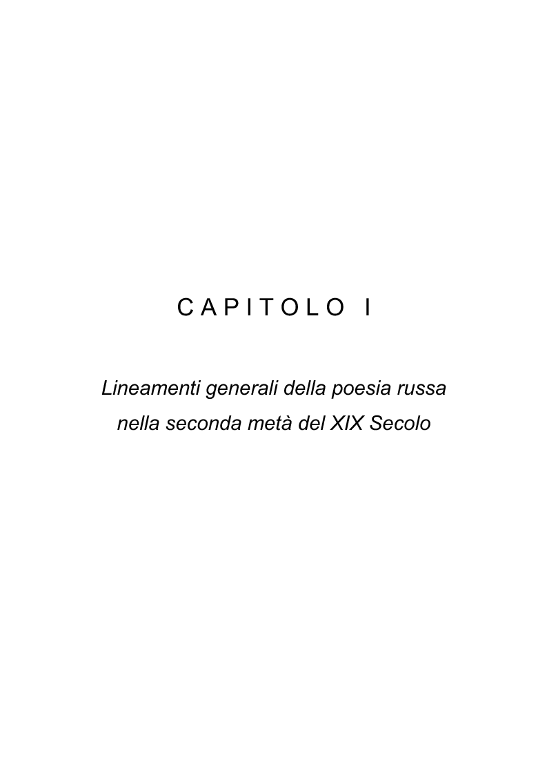 Anteprima della tesi: Riflessi italiani, antichi e moderni, nella poesia di Apollon Nikolaevič Majkov, Pagina 6