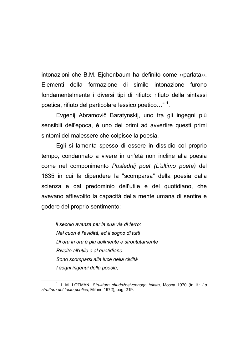 Anteprima della tesi: Riflessi italiani, antichi e moderni, nella poesia di Apollon Nikolaevič Majkov, Pagina 8