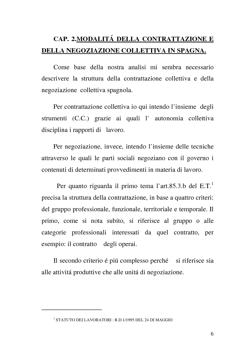 Anteprima della tesi: Ruolo della contrattazione collettiva nella regolazione dei contratti atipici. Una comparazione Spagna-Italia., Pagina 3