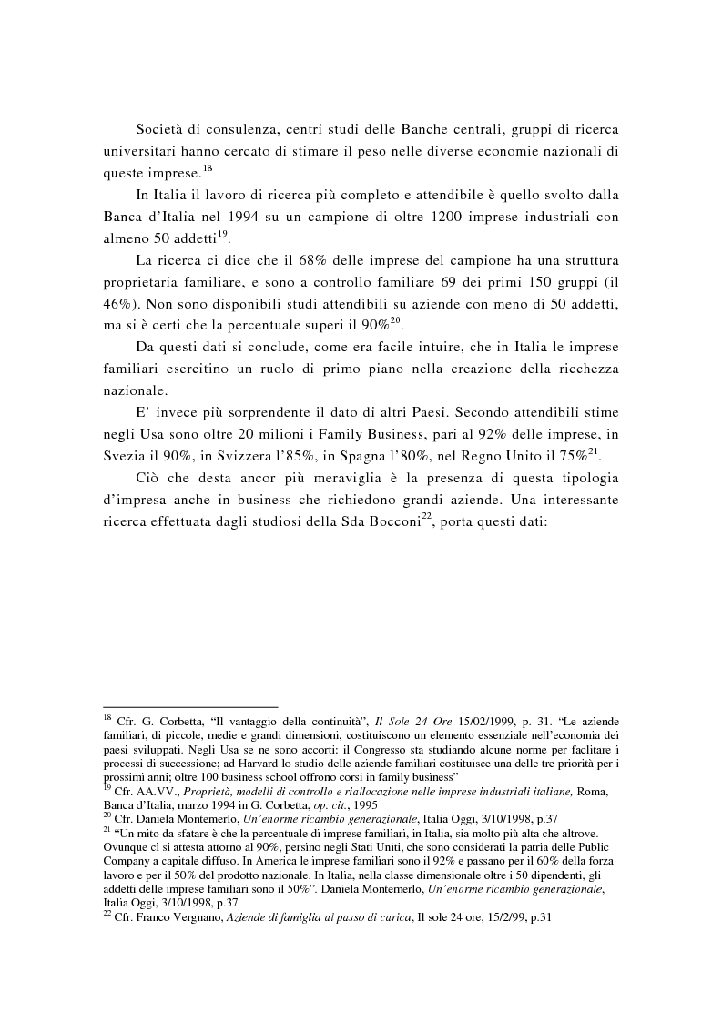 Anteprima della tesi: La successione imprenditoriale e lo sviluppo di conoscenza nell'impresa familiare, Pagina 15