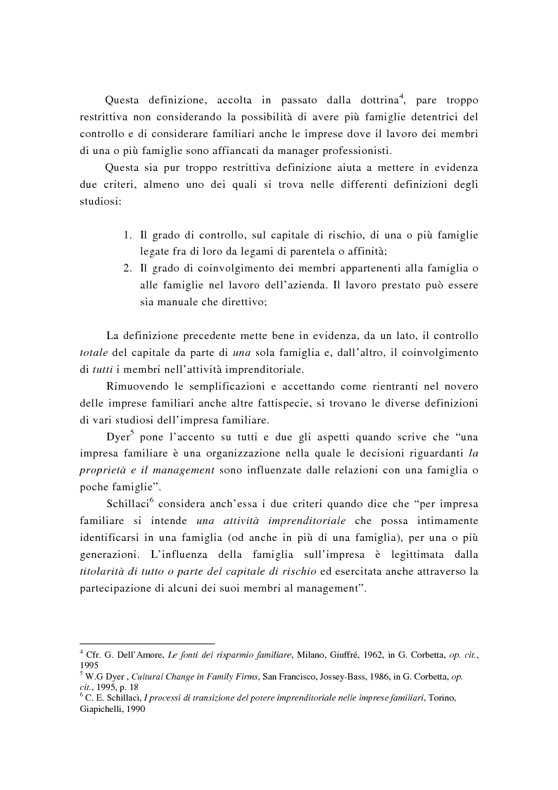 Anteprima della tesi: La successione imprenditoriale e lo sviluppo di conoscenza nell'impresa familiare, Pagina 8