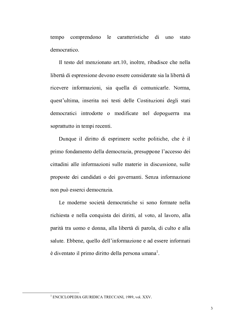 Anteprima della tesi: Mass media e democrazia nella legislazione comparata, Pagina 3