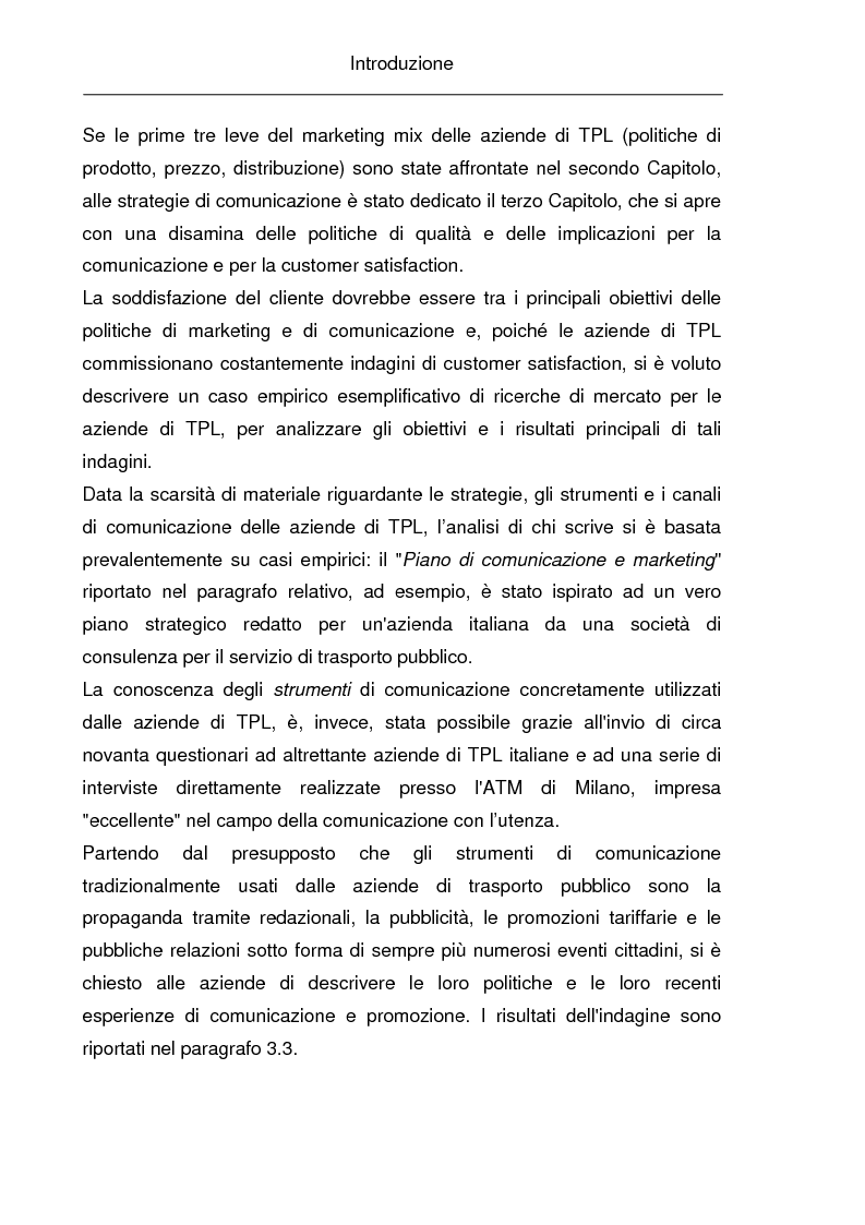 Anteprima della tesi: La comunicazione istituzionale e la gestione delle relazioni esterne nelle aziende pubbliche di trasporto. Il caso ''Brescia Trasporti'', Pagina 4