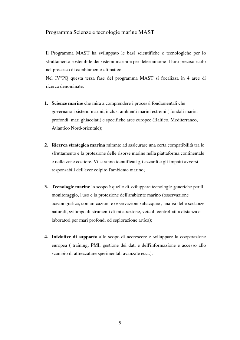 Anteprima della tesi: Le politiche di ricerca in campo ambientale nell'ambito del V programma quadro dell'Unione europea, Pagina 7