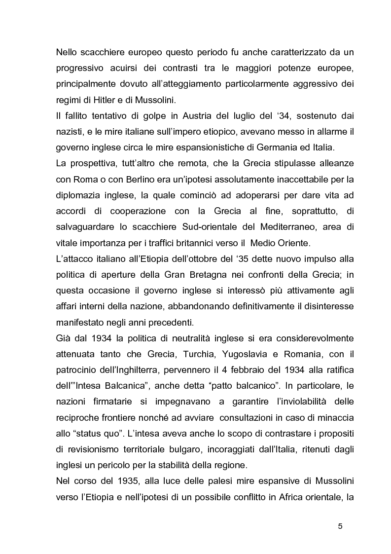 Anteprima della tesi: La guerra civile in Grecia, il declino della potenza britannica e l'affermarsi dell'egemonia americana sull'Europa Occidentale, Pagina 5