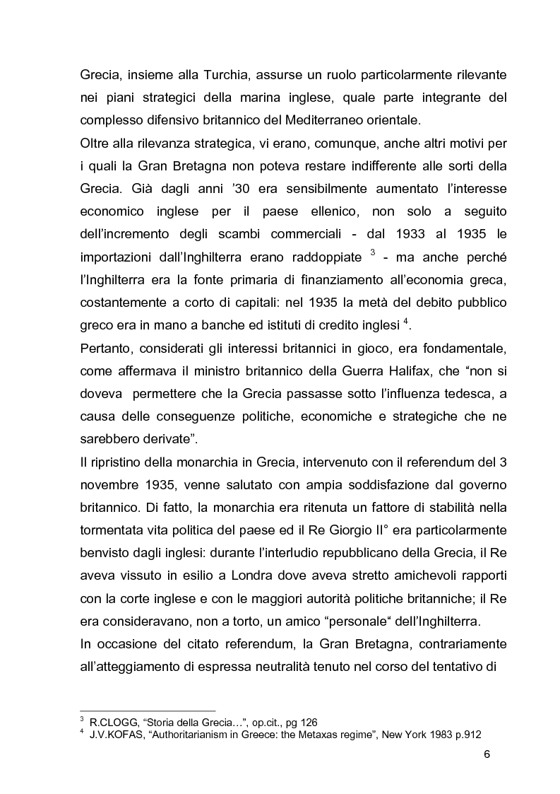 Anteprima della tesi: La guerra civile in Grecia, il declino della potenza britannica e l'affermarsi dell'egemonia americana sull'Europa Occidentale, Pagina 6