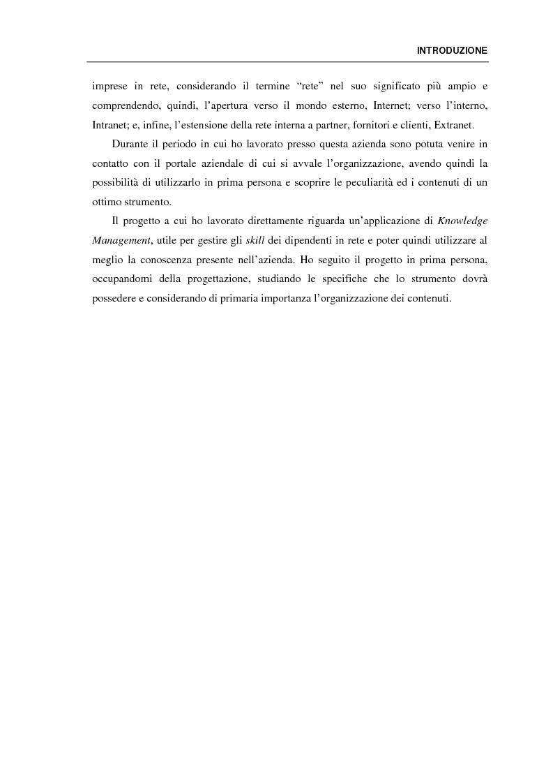 Anteprima della tesi: Le Information & Communication Technology come risposta alle attuali esigenze aziendali: da Intranet a Corporate Portal. I casi WebWorking e Webegg, Pagina 5