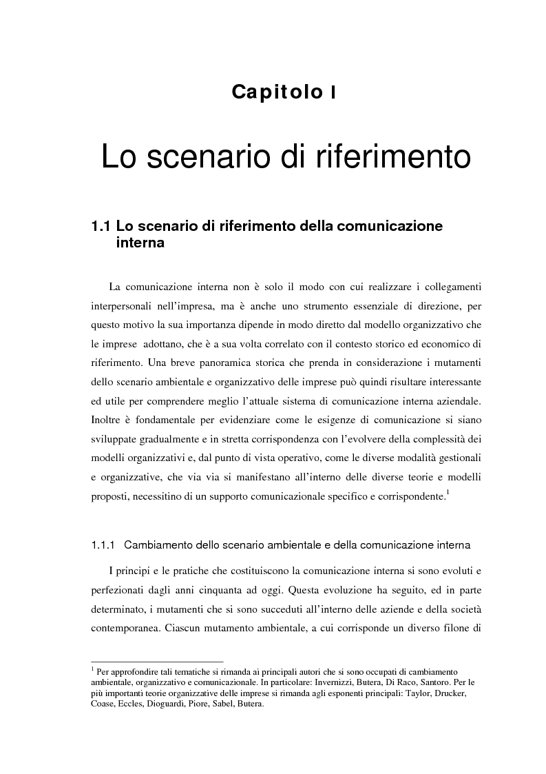 Anteprima della tesi: Le Information & Communication Technology come risposta alle attuali esigenze aziendali: da Intranet a Corporate Portal. I casi WebWorking e Webegg, Pagina 7