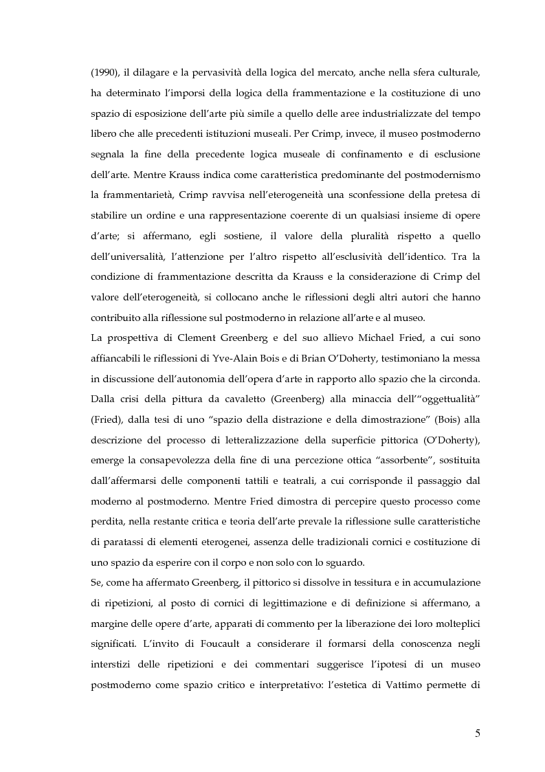 Anteprima della tesi: Il museo postmoderno tra filosofia e pratica culturale, Pagina 2