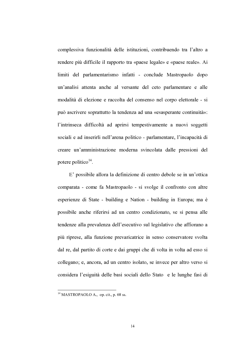 Anteprima della tesi: Riforma del Parlamento e riforme istituzionali, Pagina 12