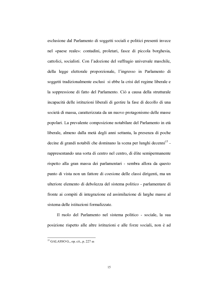 Anteprima della tesi: Riforma del Parlamento e riforme istituzionali, Pagina 13