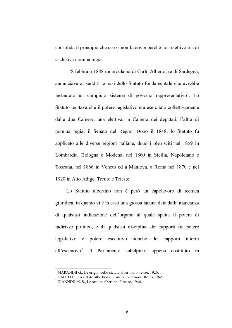 Anteprima della tesi: Riforma del Parlamento e riforme istituzionali, Pagina 4