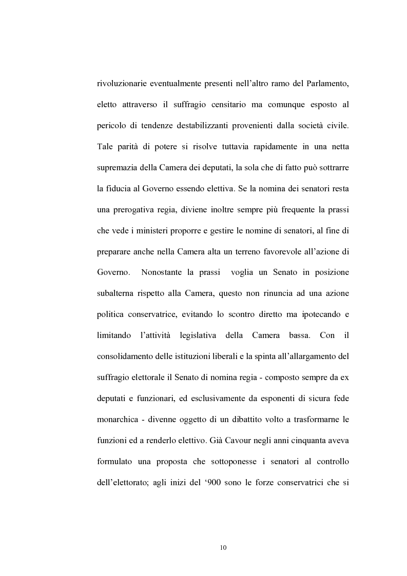 Anteprima della tesi: Riforma del Parlamento e riforme istituzionali, Pagina 8