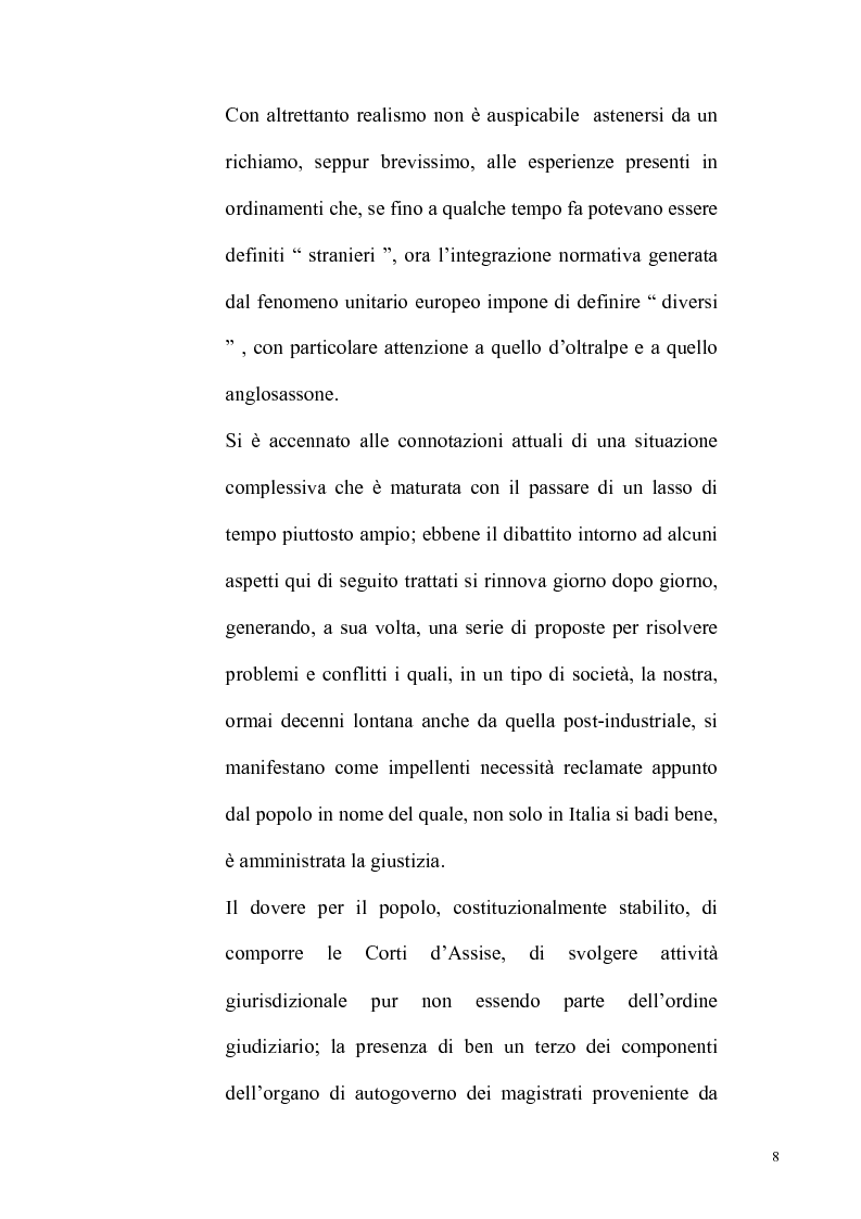 Anteprima della tesi: Democrazia partecipativa e attività giurisdizionale: il controllo dell'opinione pubblica sull'attività giudiziaria, Pagina 2