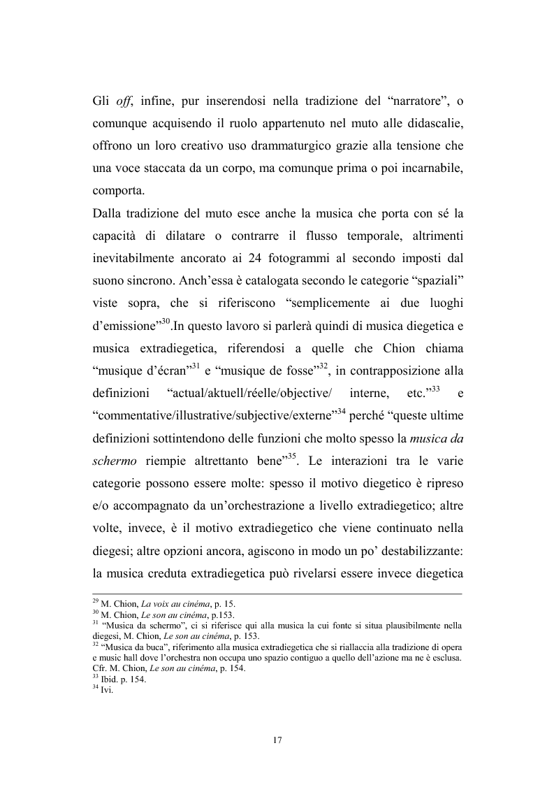Anteprima della tesi: L'interazione suono-immagine nel cinema di Nanni Moretti, Pagina 13