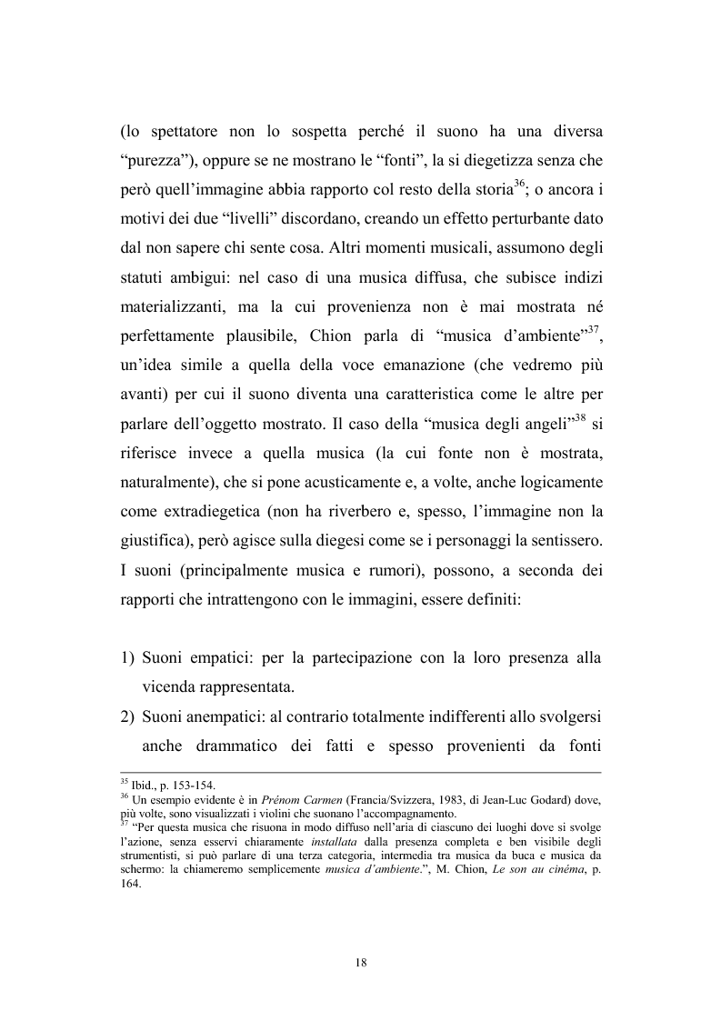 Anteprima della tesi: L'interazione suono-immagine nel cinema di Nanni Moretti, Pagina 14