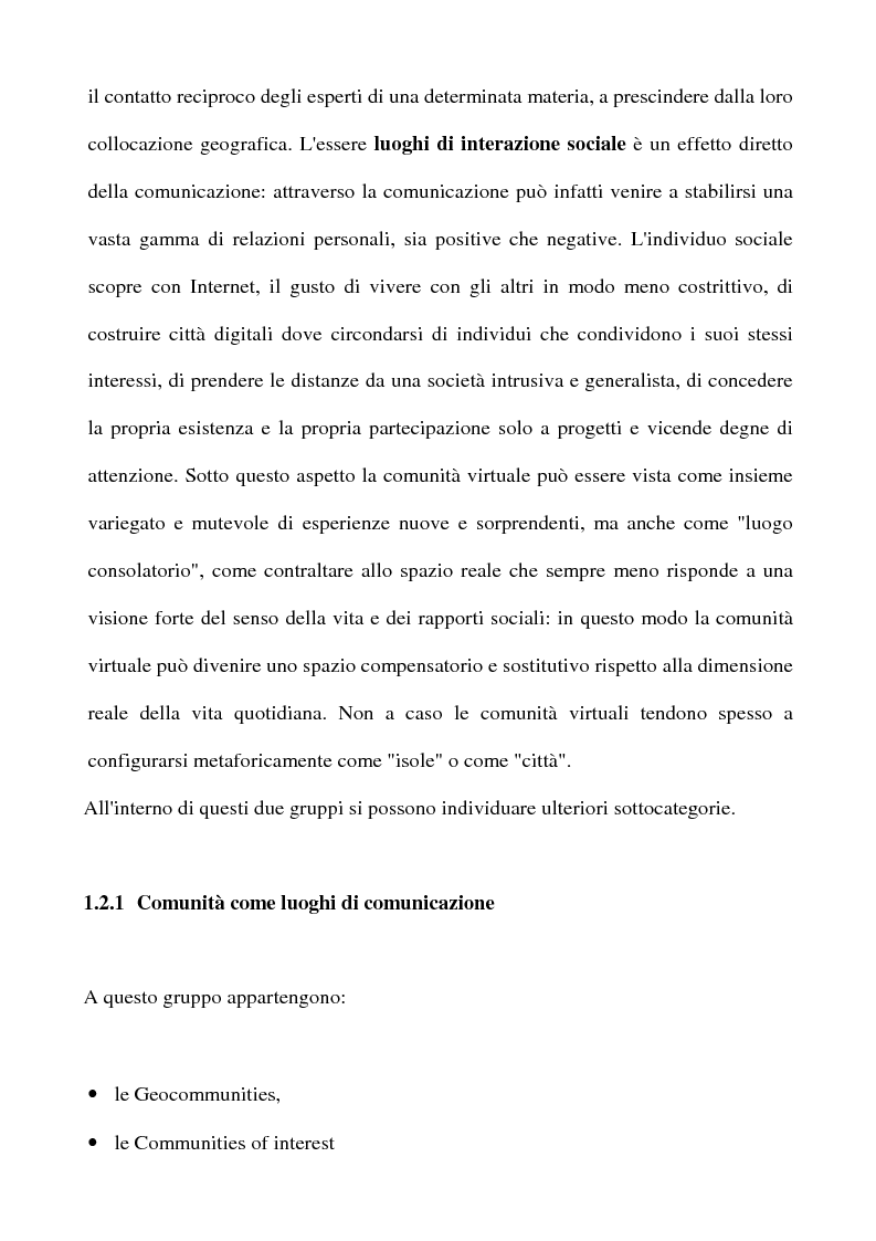 Anteprima della tesi: Real Tv e forum on line, Pagina 10