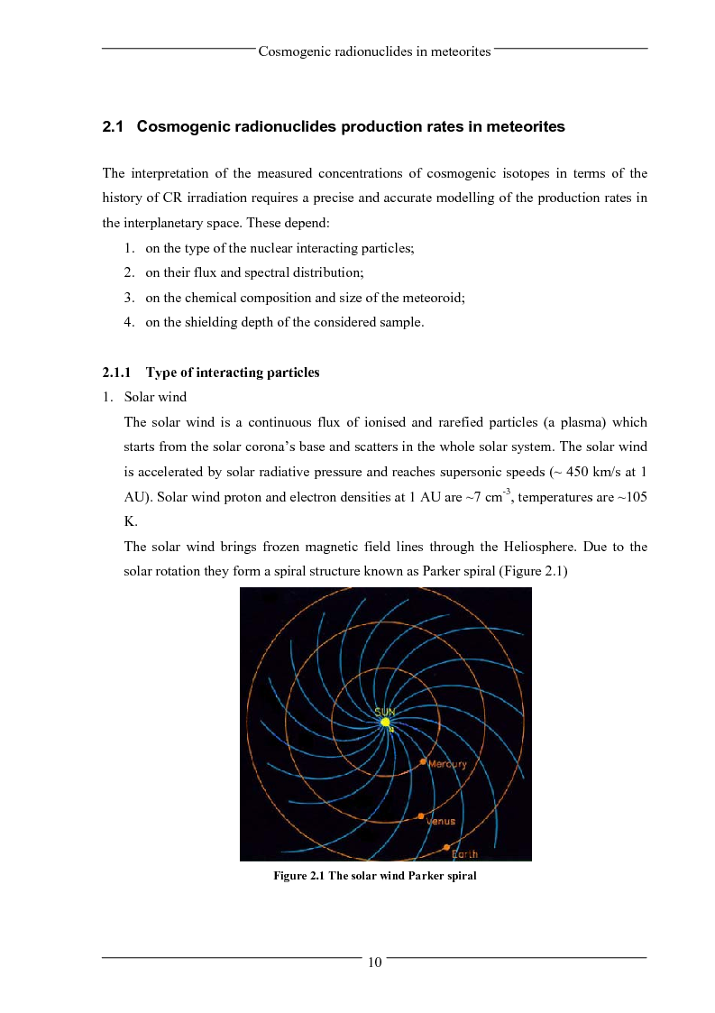 Anteprima della tesi: Influence of solar activity variations on the interplanetary space, Pagina 8