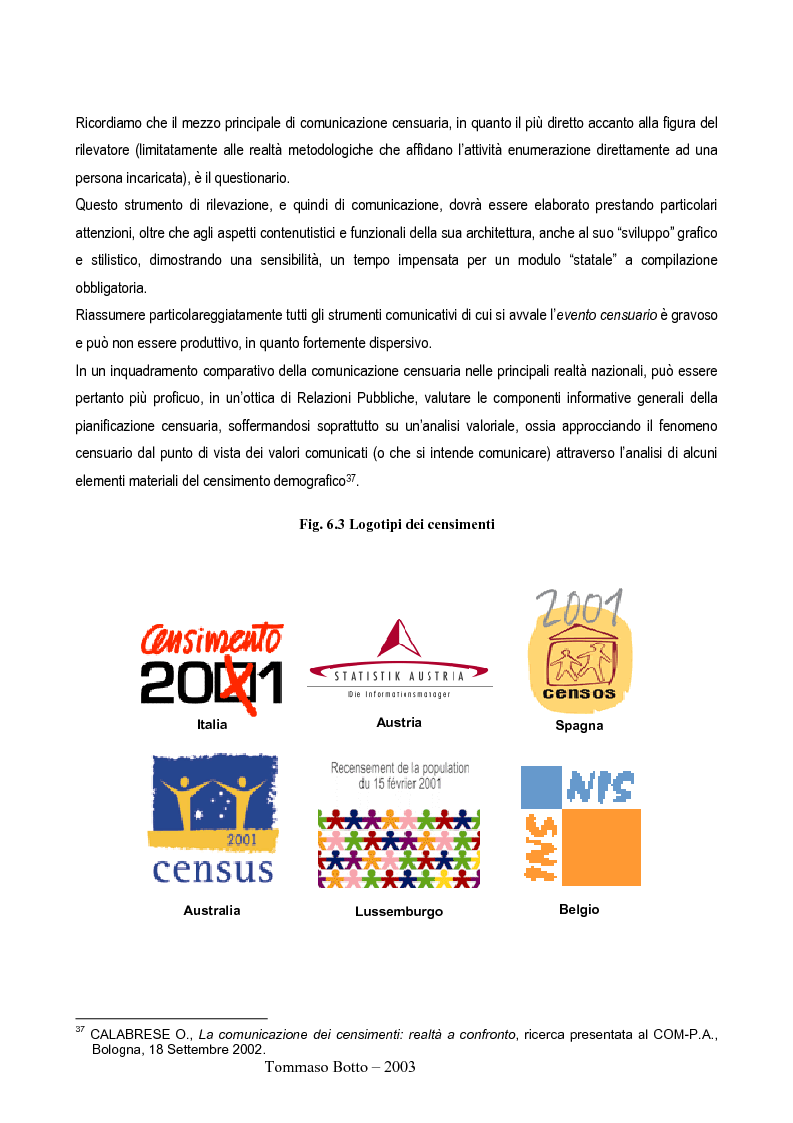 Anteprima della tesi: Le relazioni pubbliche come funzione di census management: analisi comparativa di quindici esperienze censuarie, Pagina 17