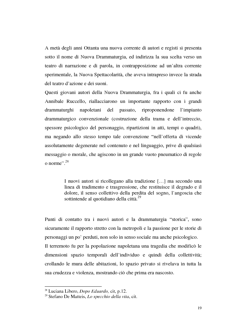 Anteprima della tesi: Il teatro di Annibale Ruccello: mass media come nuovi attori, Pagina 15