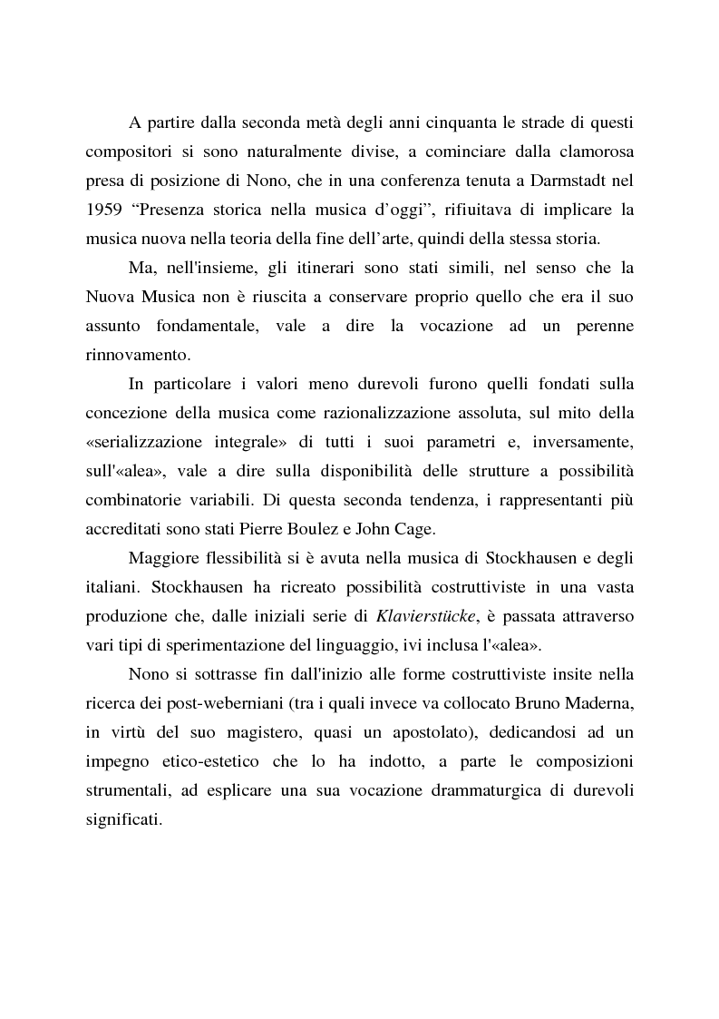 Anteprima della tesi: Percezione e recezione della ''Nuova Musica'' in Italia nel secondo dopoguerra, Pagina 5