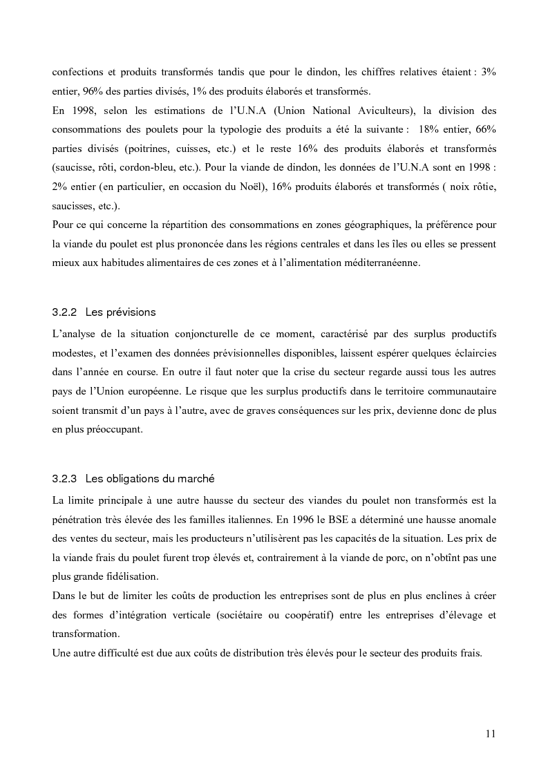 Anteprima della tesi: Analyse Financière des entreprises du secteur avicole en Italie 1997/1998 et positionnement de Sant' Angelo dans le secteur, Pagina 8