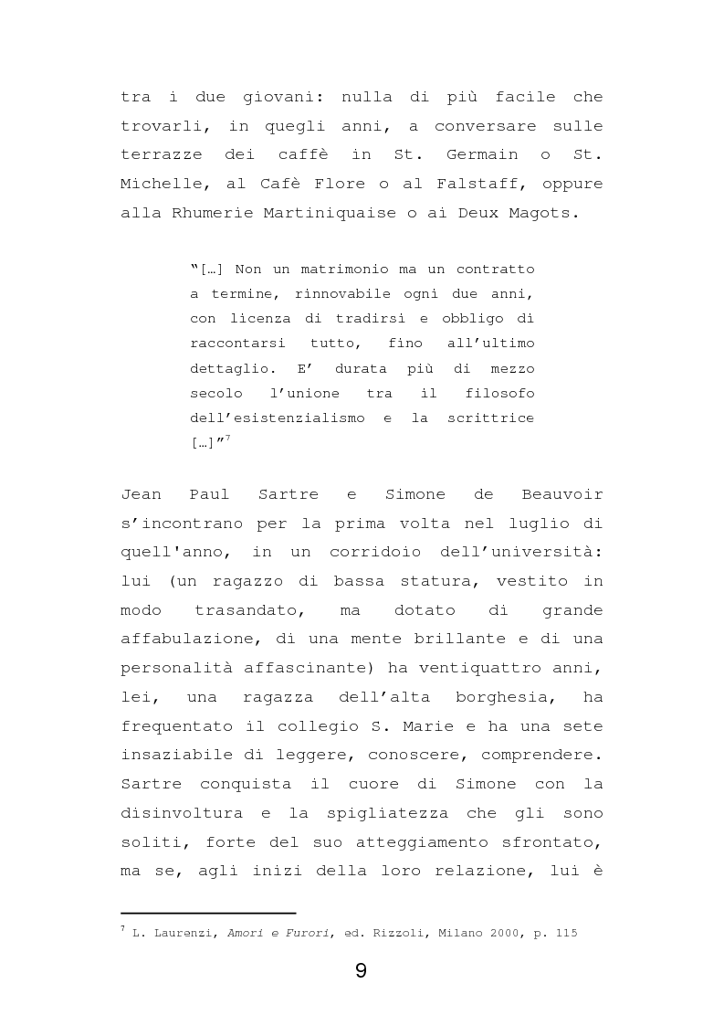 Anteprima della tesi: Esistenzialismo e ateismo in Jean Paul Sartre, Pagina 6