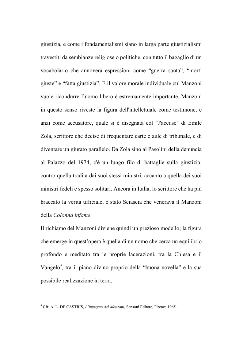 Anteprima della tesi: Genesi e fortuna della ''Storia della colonna infame'' di A. Manzoni, Pagina 7