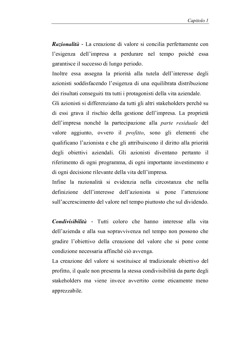 Anteprima della tesi: Creazione di valore e misure di performance basate sul profitto: il caso MBDA Italia spa, Pagina 14