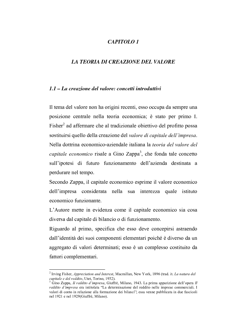 Anteprima della tesi: Creazione di valore e misure di performance basate sul profitto: il caso MBDA Italia spa, Pagina 5