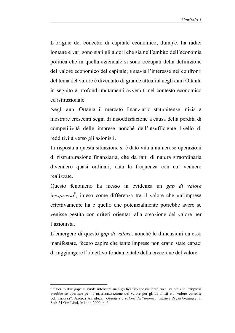 Anteprima della tesi: Creazione di valore e misure di performance basate sul profitto: il caso MBDA Italia spa, Pagina 7