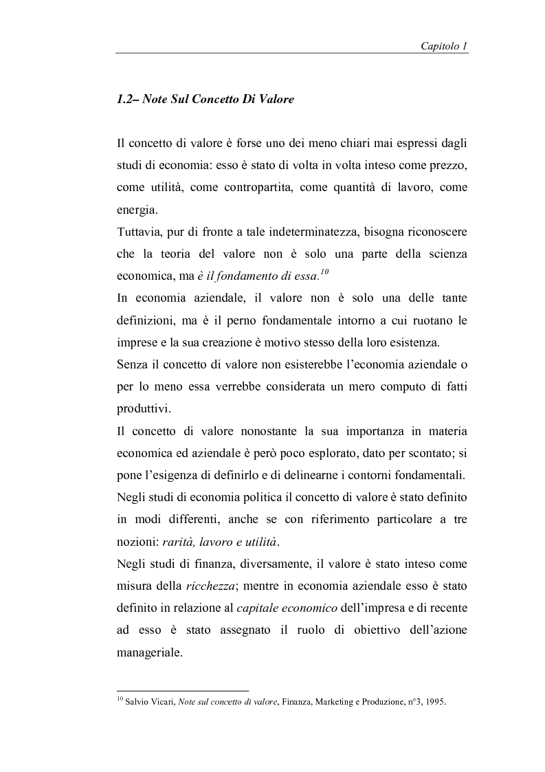 Anteprima della tesi: Creazione di valore e misure di performance basate sul profitto: il caso MBDA Italia spa, Pagina 9