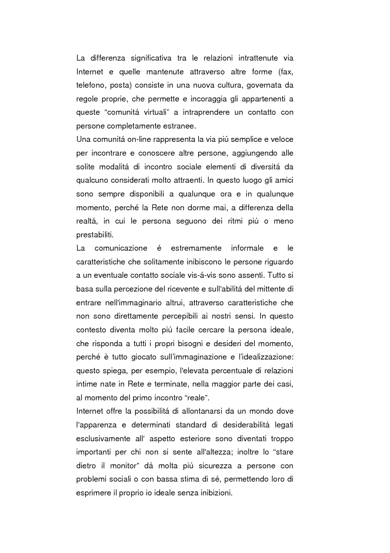 Anteprima della tesi: Psicopatologie delle condotte on-line. Aspetti clinici e psicopatologici correlati all'uso di Internet, Pagina 10