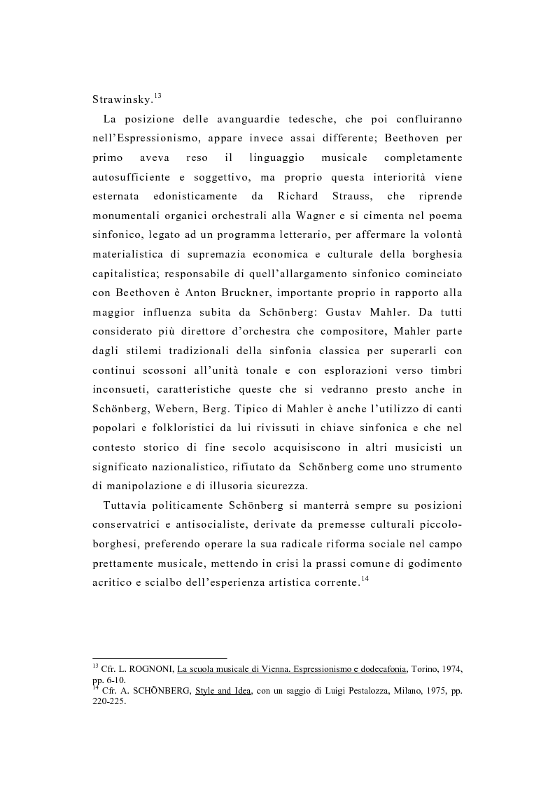 Anteprima della tesi: La pittura di Kandinsky e la musica di Schoenberg: due arti a confronto, Pagina 15