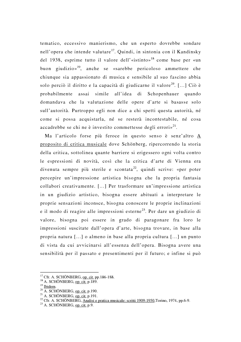 Anteprima della tesi: La pittura di Kandinsky e la musica di Schoenberg: due arti a confronto, Pagina 6