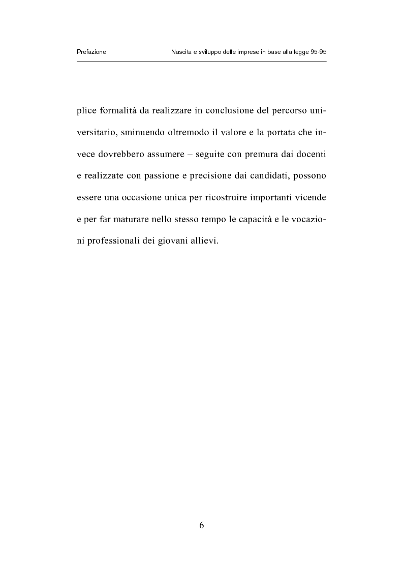 Anteprima della tesi: Nascita e sviluppo delle imprese in base alla legge 95-95, Pagina 3