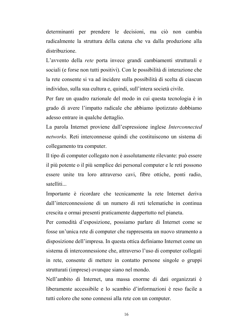Anteprima della tesi: Innovazione tecnologica: mutamento dei fabbisogni formativi e nuovi profili professionali, Pagina 12