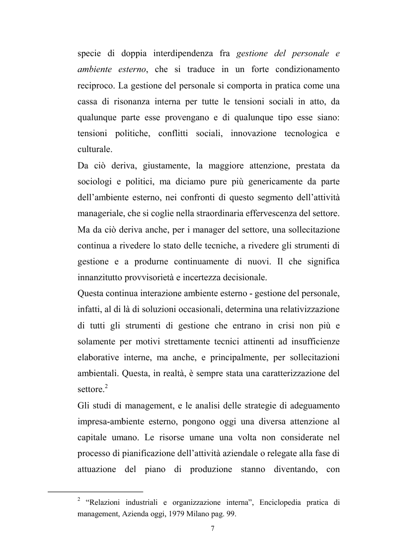 Anteprima della tesi: Innovazione tecnologica: mutamento dei fabbisogni formativi e nuovi profili professionali, Pagina 3